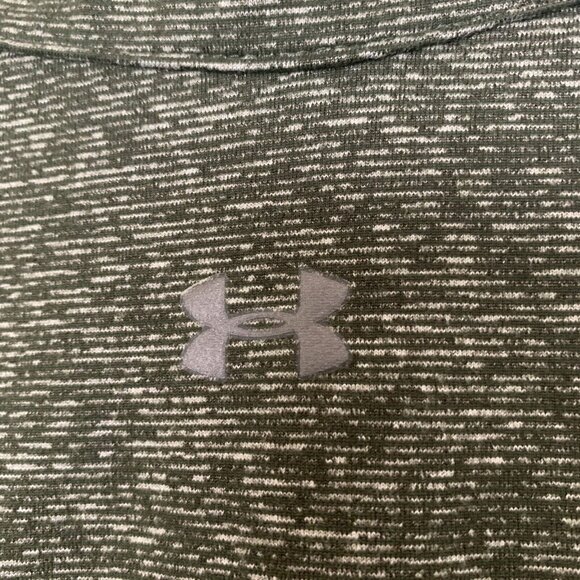 Under Armour Women’s XS Fitted Full Zip Athletic Vest Black Gray Heather - Picture 4 of 5
